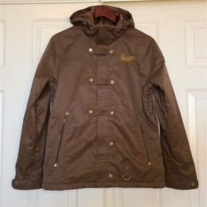 Women’s Burton Ski Snow Board Helsinki Jacket Hooded Vented Armpits Size Med EUC